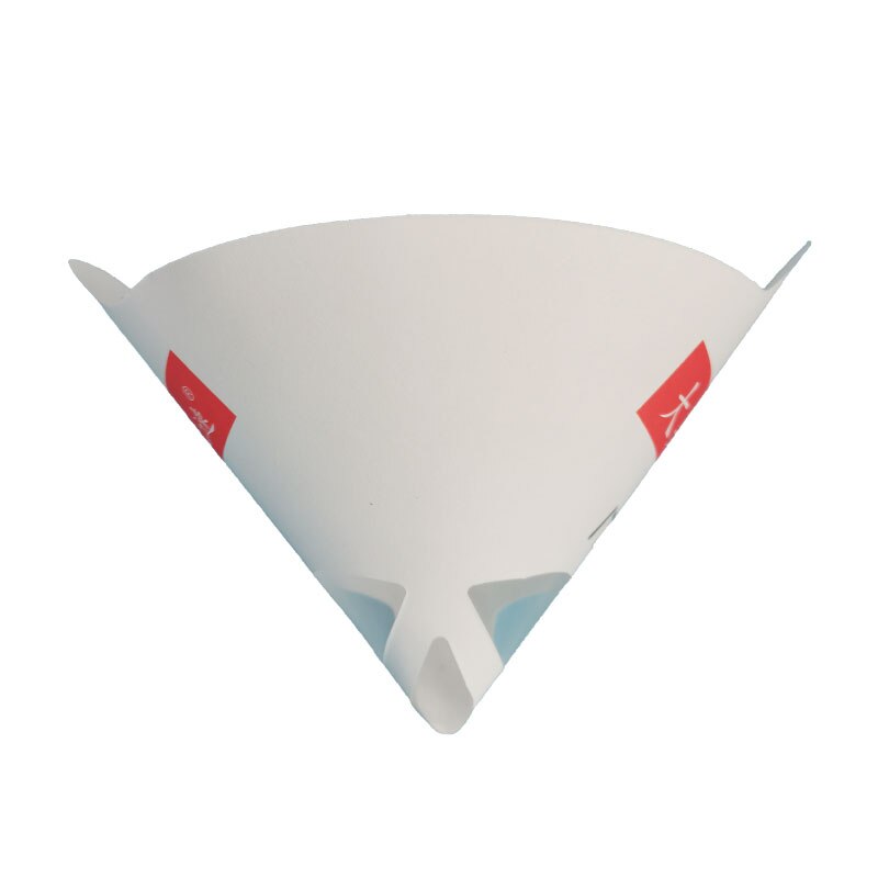 Embudo de papel desechable, Papel filtrante de pintura, filtro de red de purificación, 50 Uds.