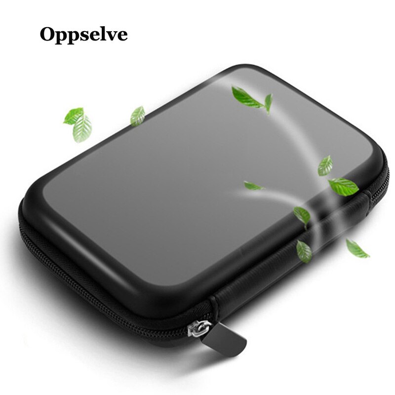 Oppselve Externe Lagerung Schwerer fallen HDD SSD Tasche Für Festplatte Energie Bank USB Kabel Ladegerät Airpod Kopfhörer Kopfhörer fallen schwarz