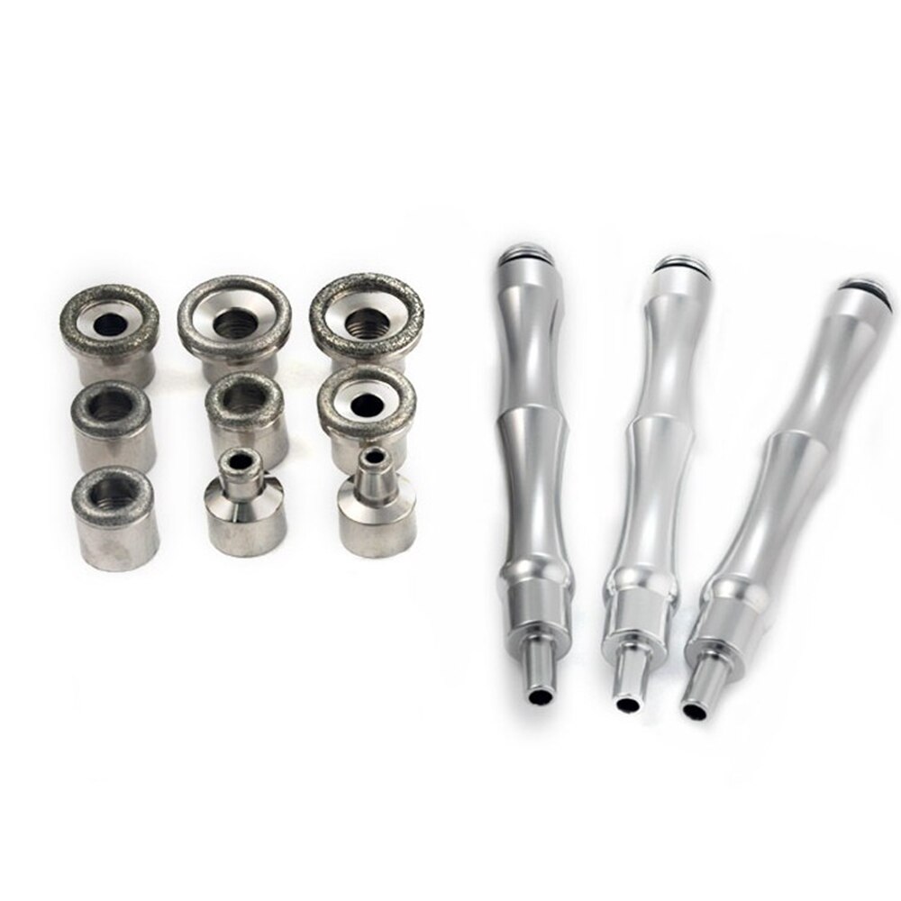 Dermoabrasión de diamante, removedor de cabeza negra, 9 puntas + 3 varitas, rejuvanación de la piel, herramienta de cuidado de Peeling de Diamante Facial