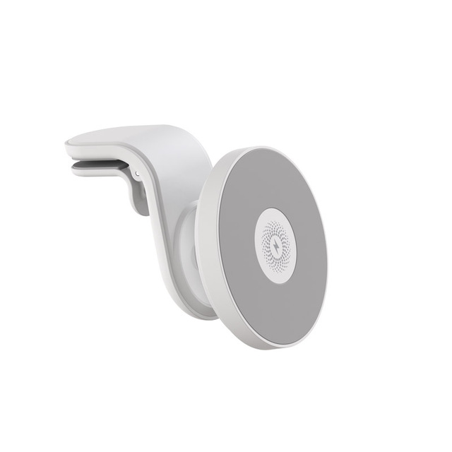 Magnetische kabellose autoladehalterung mit 15w halterungen für iphone 12 mini, 12 pro max und macsafe – schnellladefunktion für mobiltelefone: Weiß