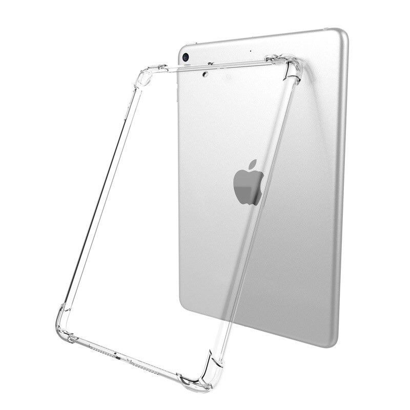 Przezroczysty pokrowiec na iPad 9.7 2017 2018 Air 2 Air 1 TPU silikonowy, odporny na wstrząsy pokrowiec na iPad 10.2 2019 Air 10.5 Pro 11 Mini 3/4/5
