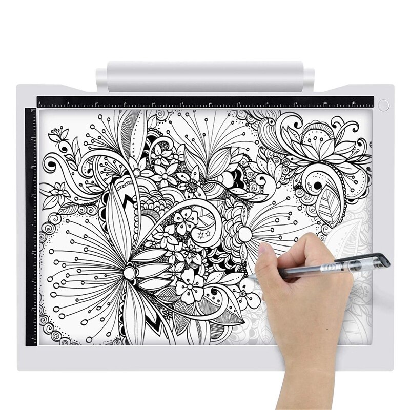 Light Box Drawing A4 Tracing Board Multi-Function Copying Station Battery-Powered USB Powered Copy Board