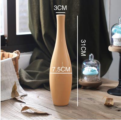 small fresh ceramic vase, European-style ceramic crafts, home office desktop decoration ,: style 15