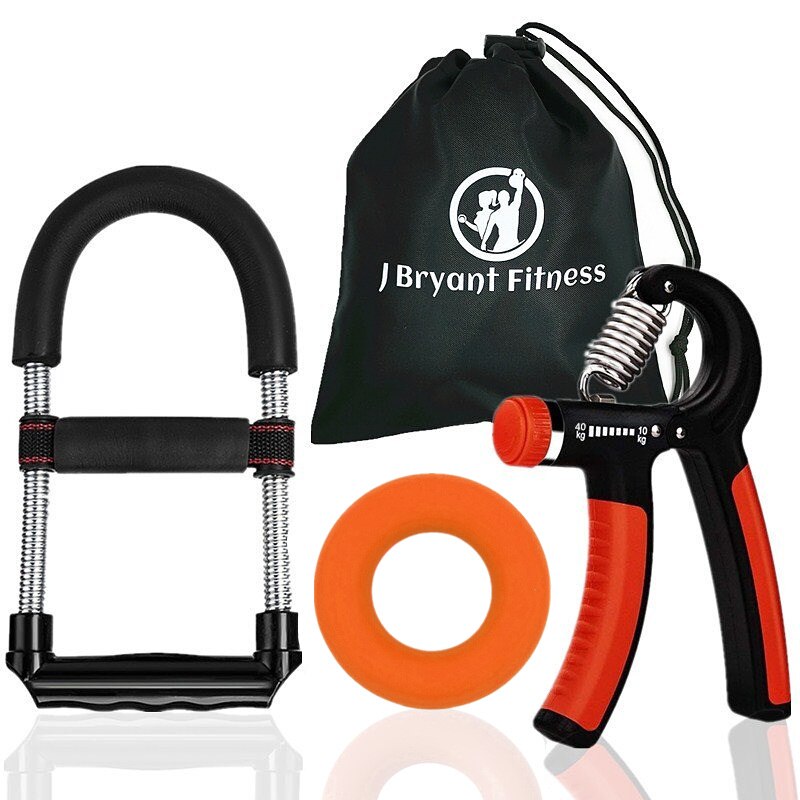 Set Van 3 Multifunctionele Hand Grip Onderarmtrainer Onderarm Grip Workout Kit Verstelbare Hand Gripper Exerciser Fitness Apparatuur: Goud