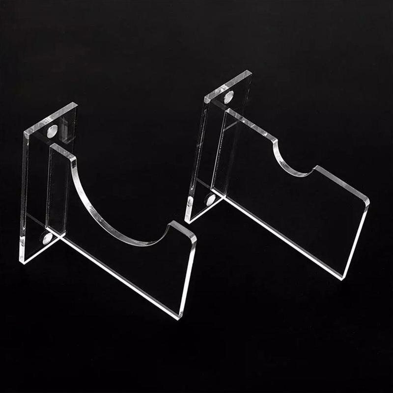 Soporte de pared de bate de béisbol para pantalla Horizontal resistente se adapta a cualquier soporte pelota de béisbol incluida) o (Hardware de Softball acrílico L5H5