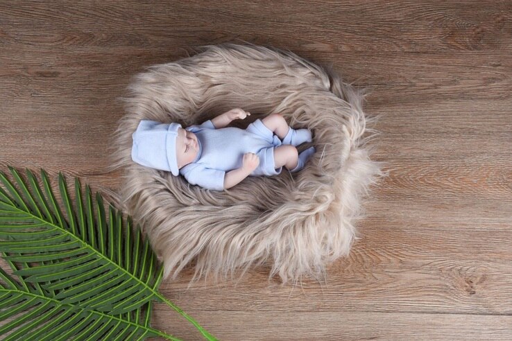 Doux bébé fourrure couvertures fausse fourrure fond couvertures mignon infantile enfants Fotografia De bébé Fotografia directe: Khaki
