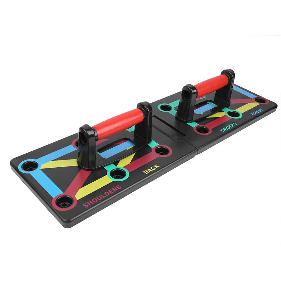 Push Up Rack Board Men Women Comprehensive Fitness Exercise Push-up Stands Body Building Training System Sport Home Gym