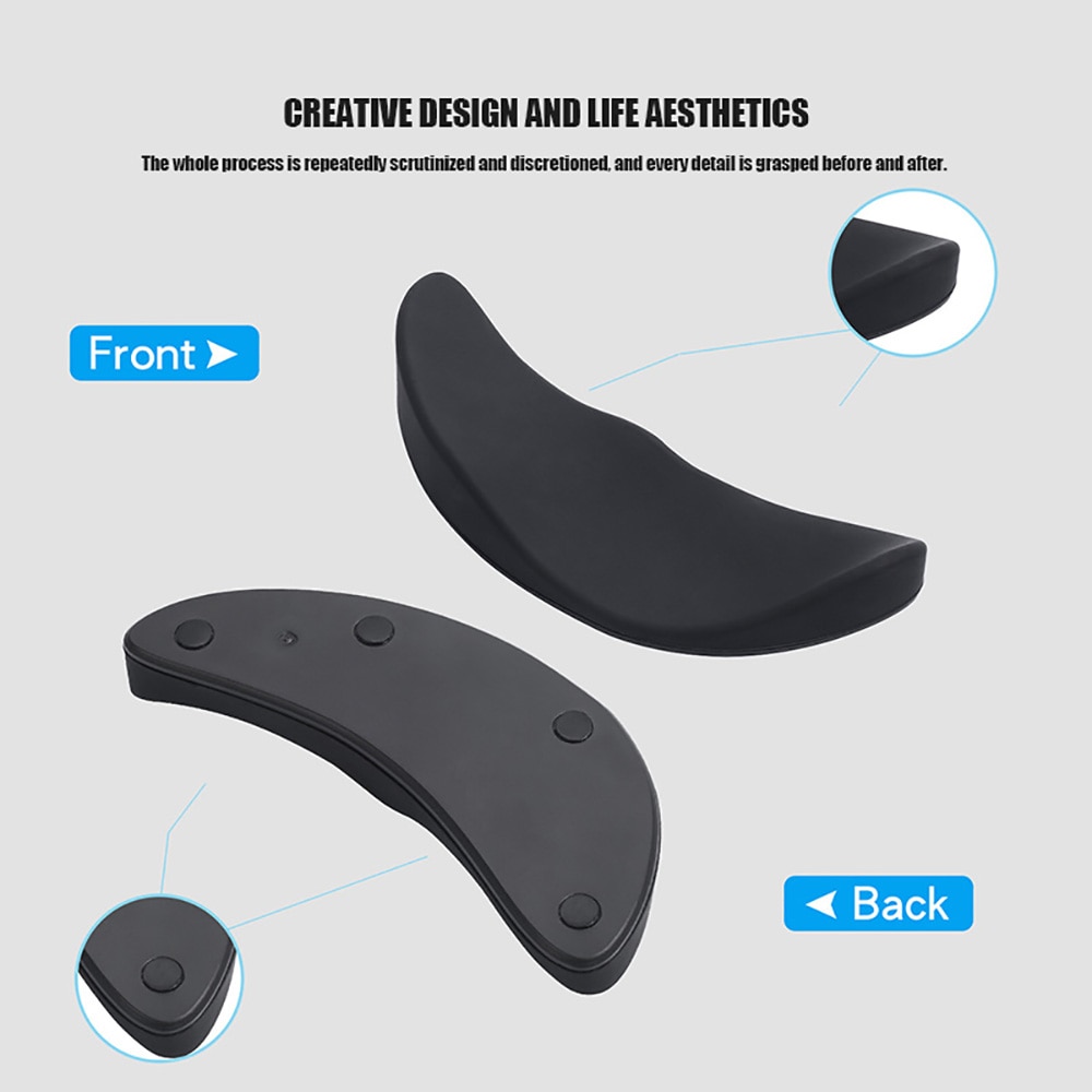 Ergonomic Streamline Mat Mouse Pad Silicon Gel Non-Slip Streamline Wrist Rest Support Mat Computer Mouse Pad For Office PC