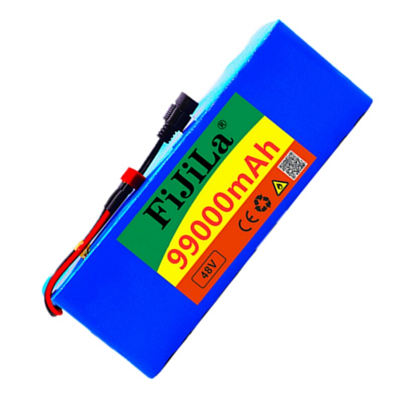 48v akumulator litowo-jonowy 48v 99ach 1000w 13S 3P akumulator litowo-jonowy Pakiet dla 54.6v E-wioślarz elektryczny skuter z BMS + ładowarka