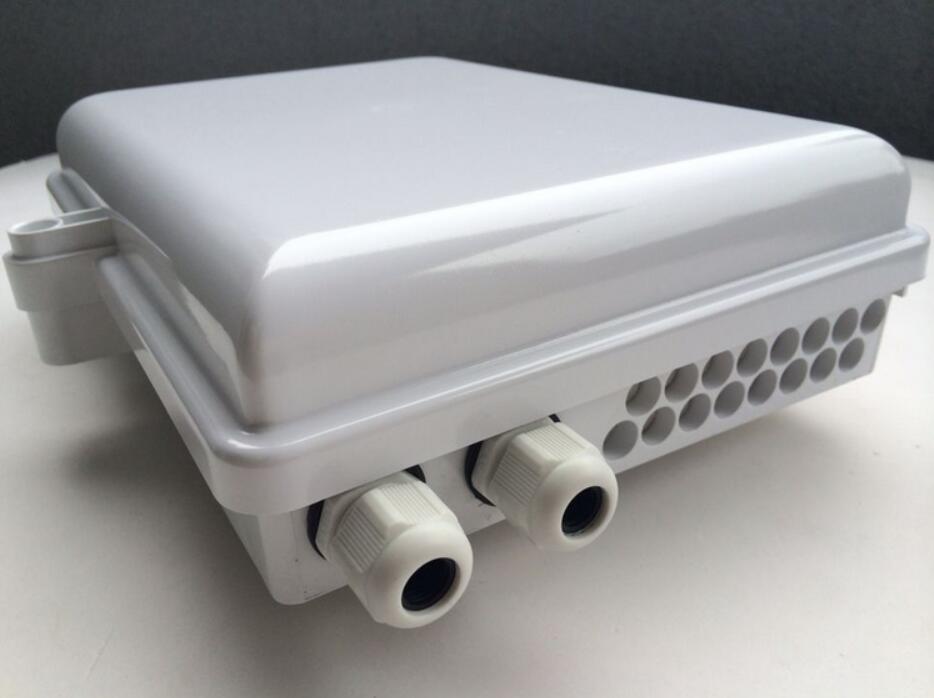 16 Core Outdoor FTTH Splitter Distribution Boxes 16 core Optical fiber splice box with adapter and pigtail Fiber Cable Distribut