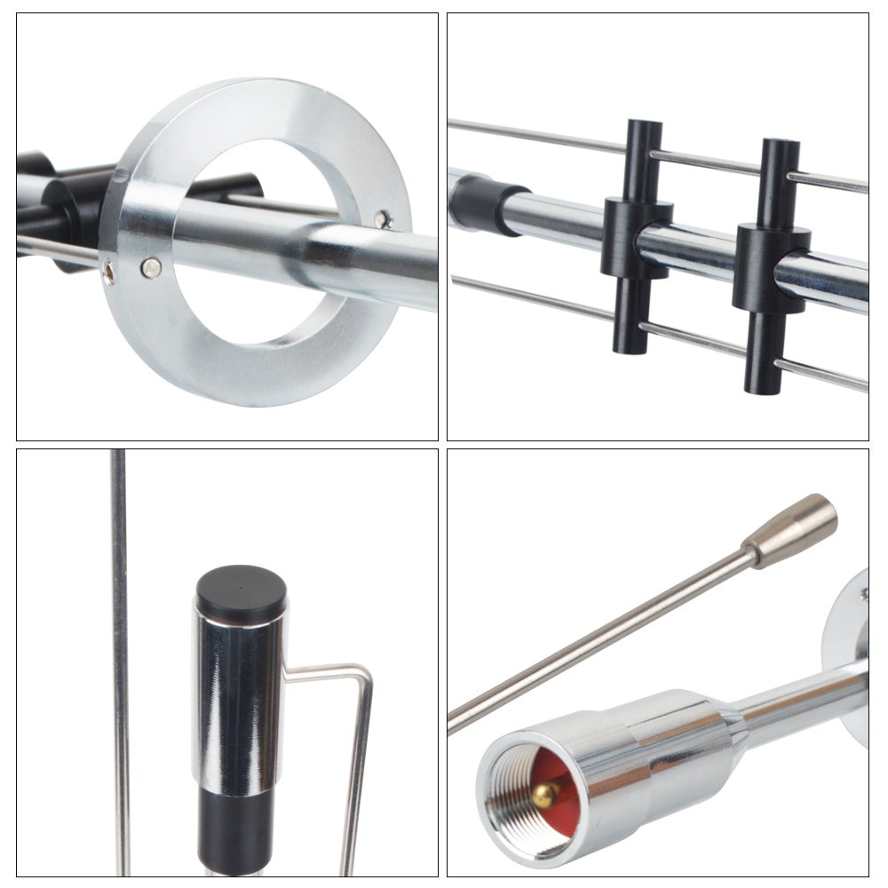 UHF Dual Band 145-435MHz 3,5 dBi hoch gewinnen Handy, Mobiltelefon Auto Radio Antenne für Yaesu ICOM Kenwood TYT QYT KT-8900D Baojie BJ-318
