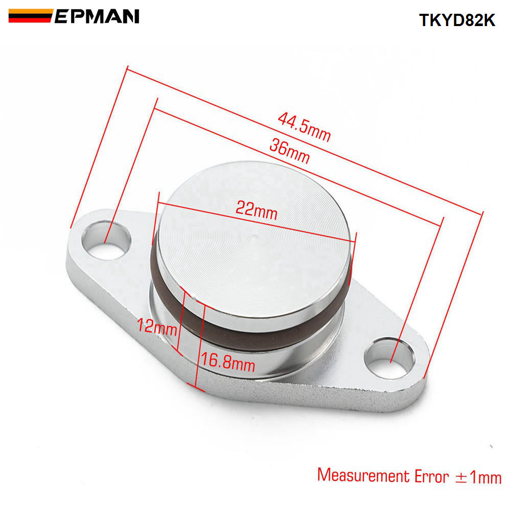 EPMAN 4 x 22mm Aluminium Swirl Flap Removal Repair Kit With Intake Manifold Gasket For BMW 320d 330d 520d 525d 530d TKYD82K