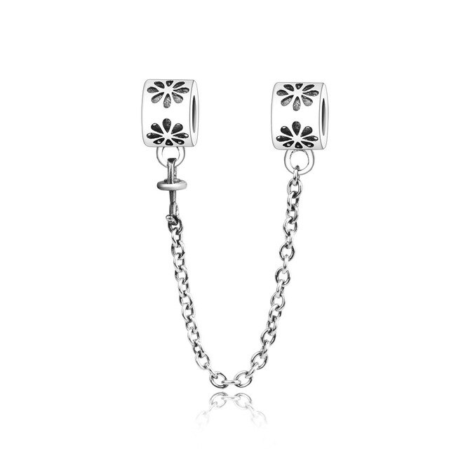 100% 925 Sterling Silver Classic Heart-shaped Bow Crown Ladies Charm DIY Bracelet Accessories Jewelry: 5011