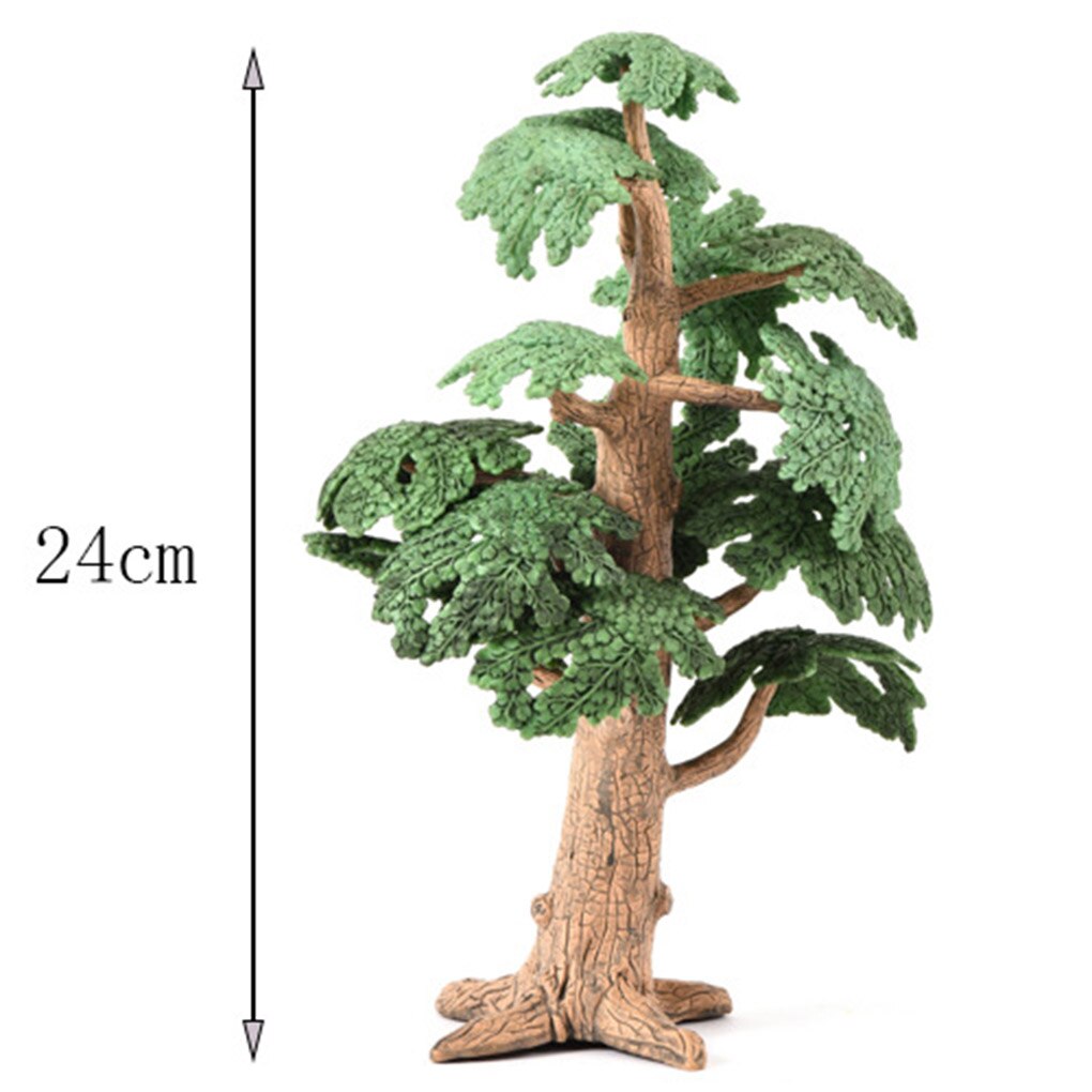 Miniatuur feeëntuin dennenbomen mini planten poppenhuis decoratie accessoires tuinversiering