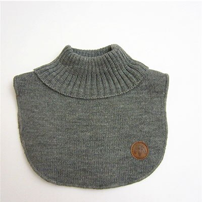 Autumn Winter Baby Accessories Girl and Boy Knit Scarf Collar for Kids SF005: Gray