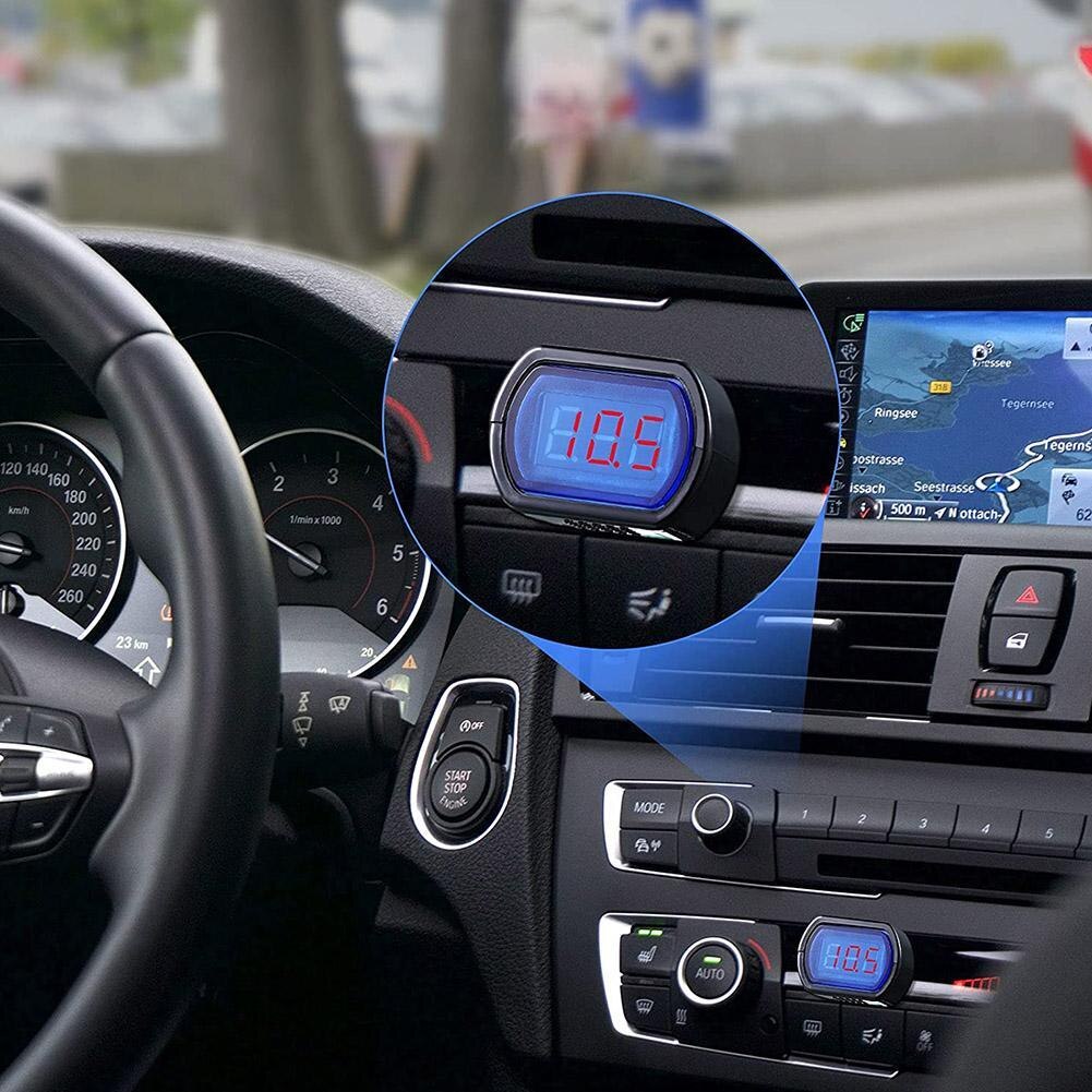 Cigarette lighter voltmeter Portable Digital Monitor Car Volt Voltmeter Tester LCD Cigarette Lighter Voltage Panel Meter