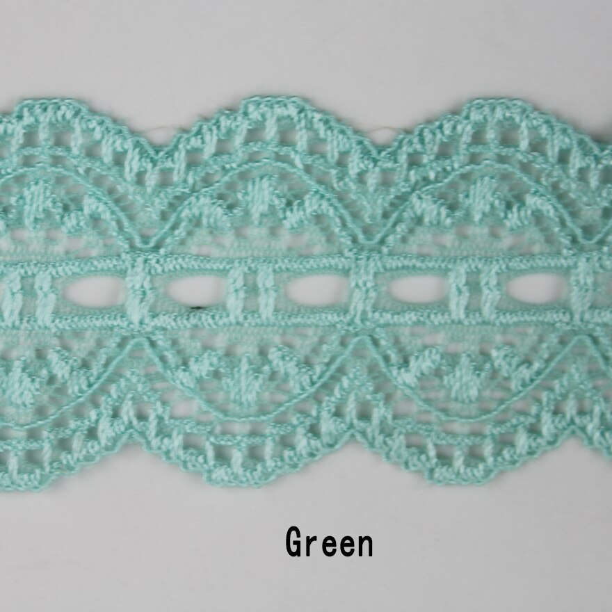 20 Yards 3.5Cm Geborduurd Stretch Kant Lint Kledingstuk Elastische Accessoires Bruiloft Decoratie Tape