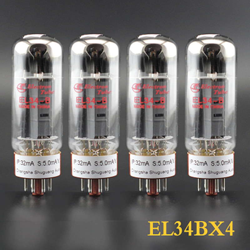 ShuGuang EL34-B Vacuum Tube Replaces 6CA7 EL34B 6P3P 5881 6550 KT88 EL34M EL34 Tube Amplifier HIFI Audio Amplifier