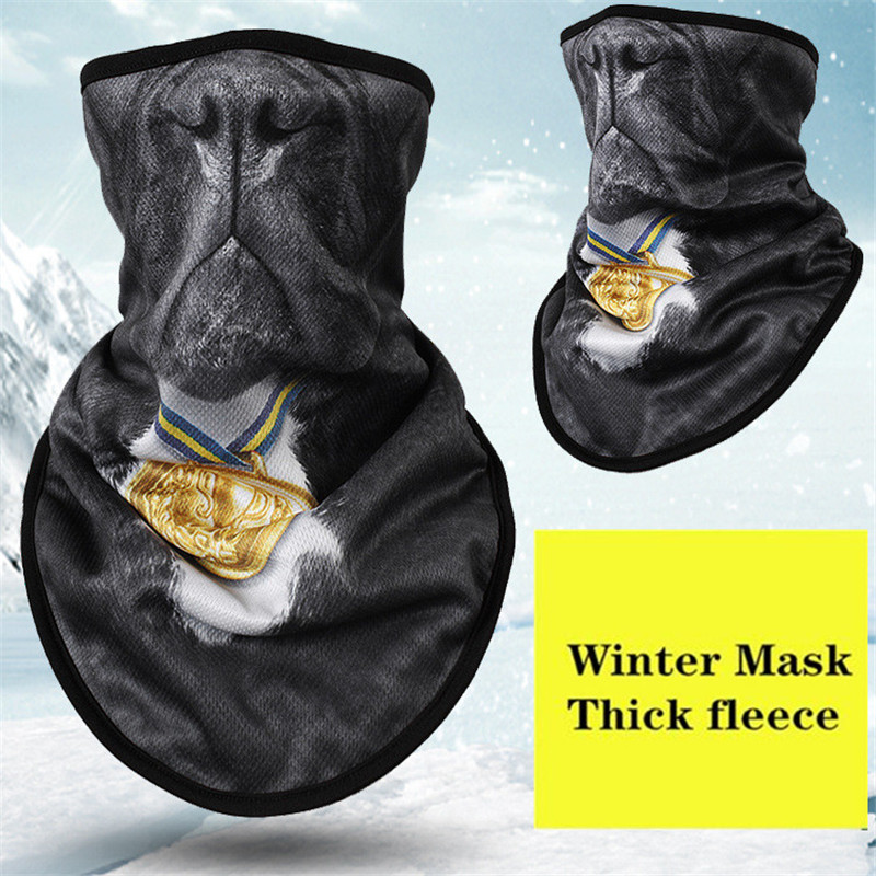 Winter Fleece Ski Scarf . Cycling Snowboard Bandana Headwear Mask Neck Triangle Thicken Warm Windproof Women Men Funny Bibs