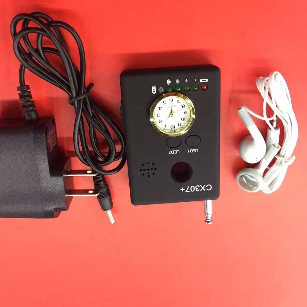 RF Signaal Camera Telefoon GSM GPS WiFi Full Band Detector Trillingen alarm IR Licht Anti-Tracker