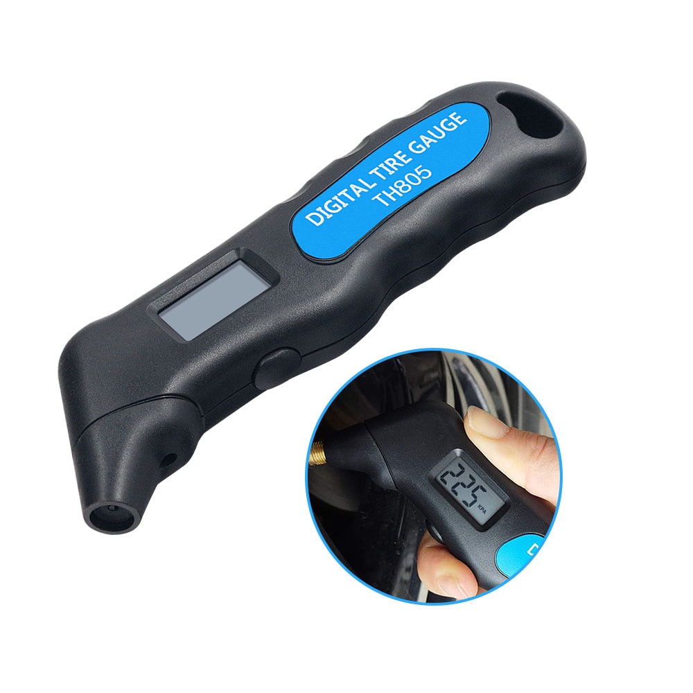 TH805 Tire Pressure Gauge Meter PSI Digital Car Tyre Air Pressure Monitoring System TPMS Tester Tool Auto Truck Motorcycle