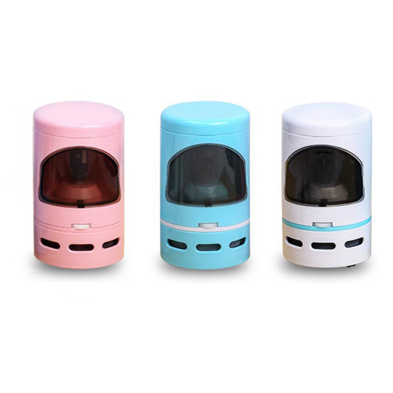 Desktop Mini Vacuum Cleaner Automatic Pencil Sharpener Electric Eraser Dust Suction School Office Home Stationer