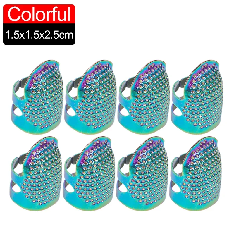 retrò protezione per le dita Anello ditale antico fa per lavoro manuale Aghi per ditale antiscivolo impostato da cucito fai da te per la casa Accessori per strumenti: L / Oro