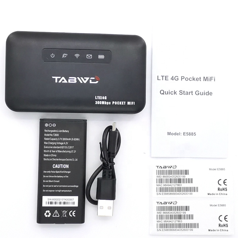 E5885 kieszonkowe Wifi Router bezprzewodowy 4G Mifis Router Hotspot karty Sim 300 Mb45 Port Lan przenośny mobilny Router kieszonkowy