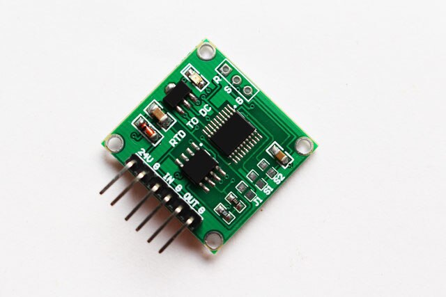 Thermal Resistance to Voltage PT100 to 0-5V 0-10V Linear Conversion Pt100 Temperature Transmitter Module