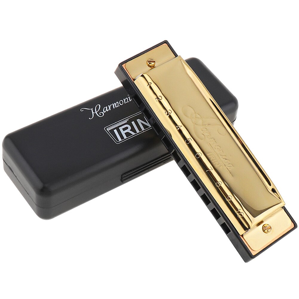 10-Hole 20-Tone Harmonica Bruce Jazz Rock Folk Muziek Harmonische Harmonica Gouden Zilveren Harp Instrument
