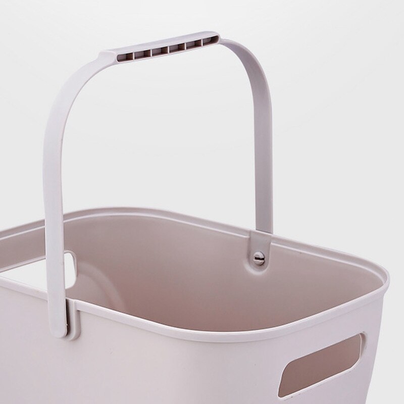 Plastic wasmand vuile was speelgoed opbergzak draagbare badkamer toiletmand huishoudelijk afval khaki