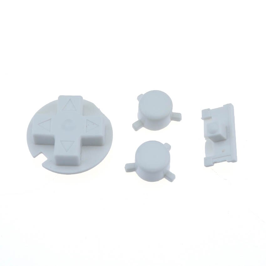 YuXi Multi colore Per opzione A B Bottoni Tastiere per Gameboy GBP Tasca On Off Alimentazione Bottoni D Pads di Ricambio parti: White