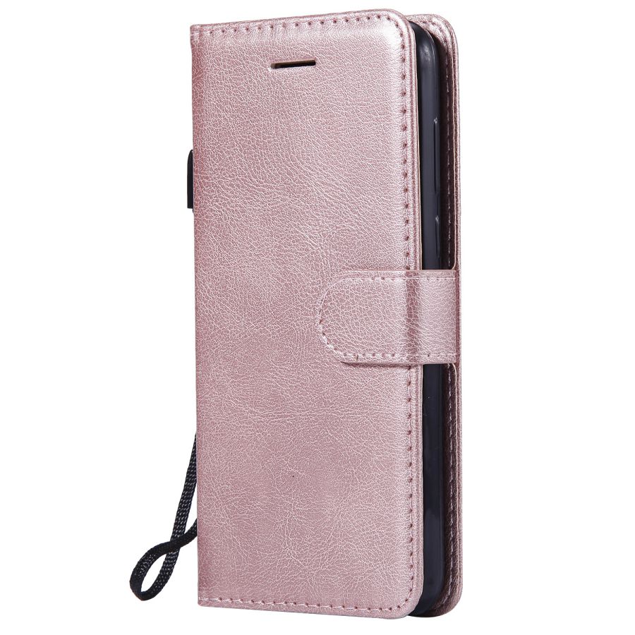 Flip Lederen Case op voor Funda Xiaomi Redmi GO case Voor Coque Xiaomi Redmi GAAN cover BOEK Portemonnee Cover Mobiele telefoon Tas Vrouwen Mannen: Rose Gold