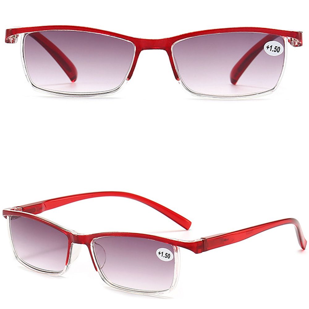 Lunettes de lecture pour hommes et femmes, de , demi-monture, dioptrie, Business, presbytes, + 10 15 20 25 3 4