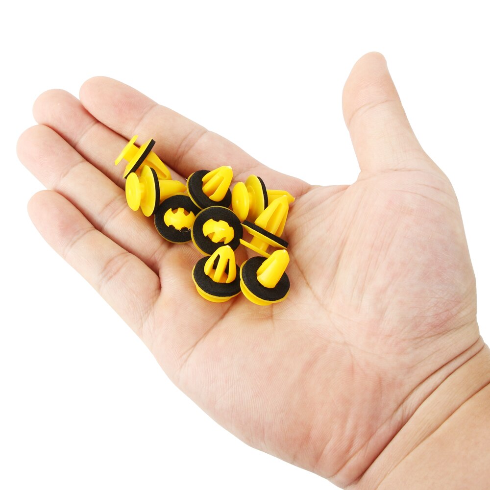 10mm Car Door trim panels fixed clip Auto Fastener Clip for nissan x trail t32 juke qashqai j11 almera for subaru forester xv