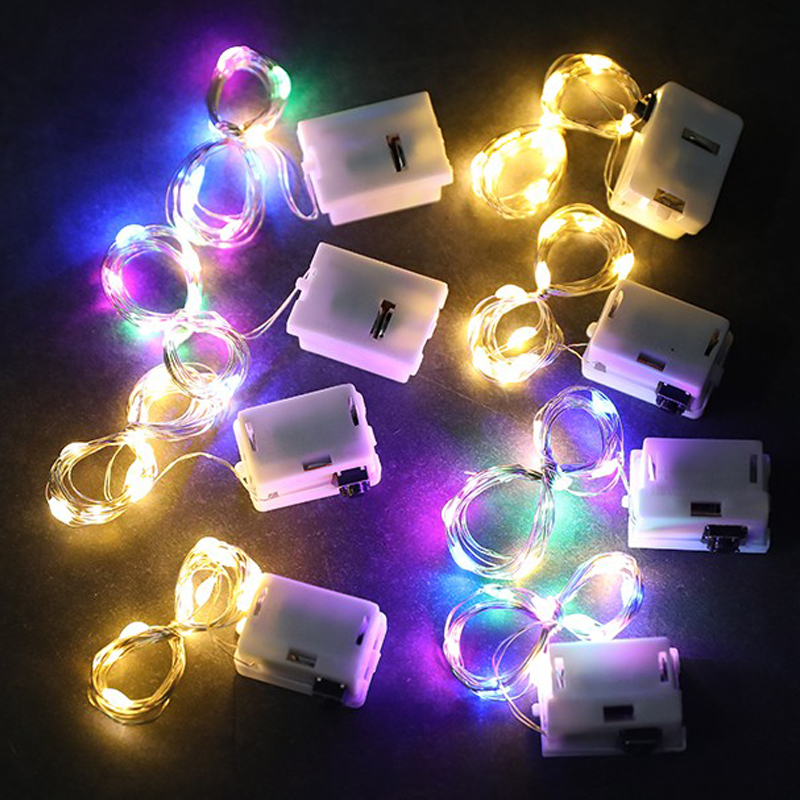 LED-Lichterkette, Knopfbatterie, Lichterkette, Weihnachten, Hochzeit, Neujahr, Schlafzimmer, Wohnzimmer, Garten, Dekoration, Girlande