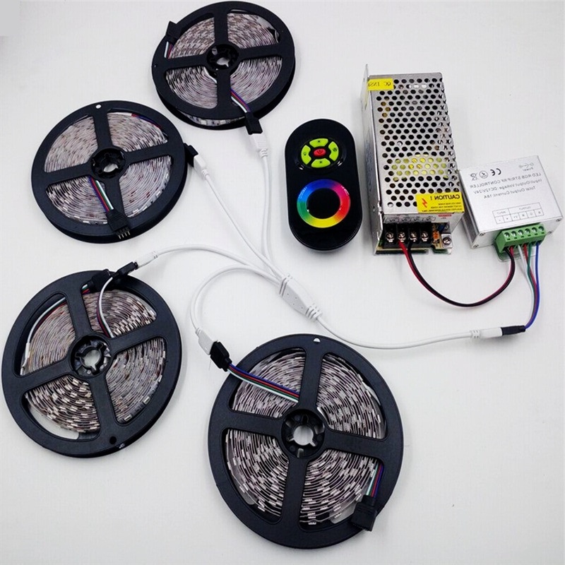 Connecteur de bande LED RGB à 4 broches, 1 à 1, 2, 3, 4, 5, câble séparateur d'alimentation, aiguille à 4 broches, fil de connecteur femelle pour bande lumineuse LED RGB