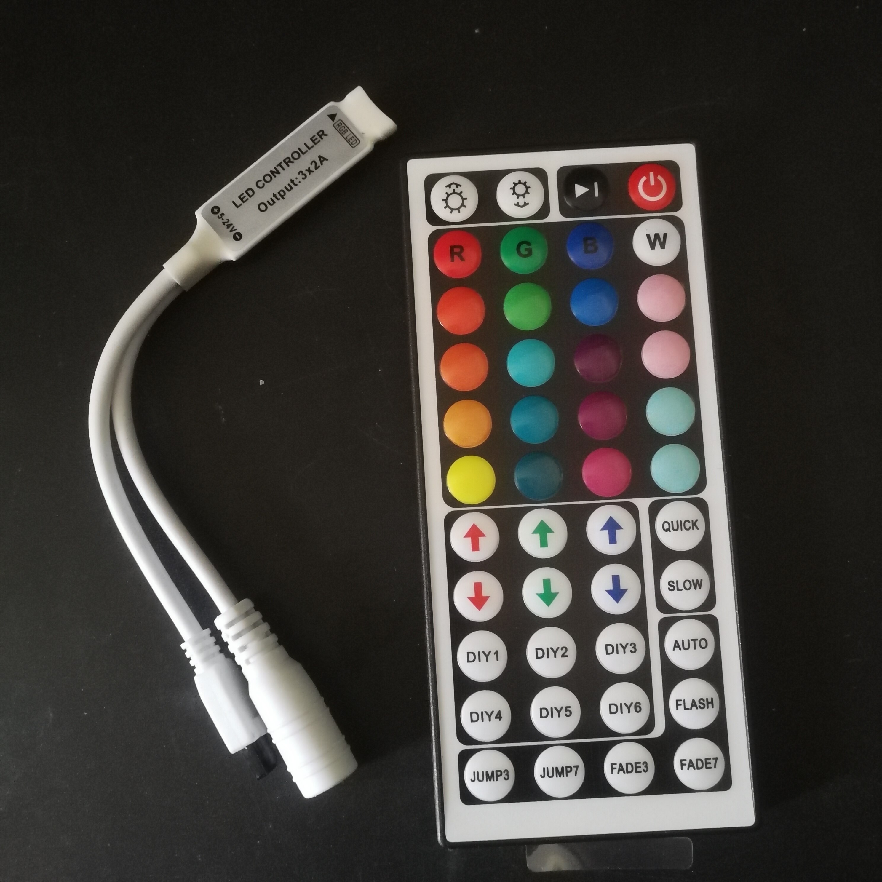 Led Controller 44 Keys 24 Tasten LED IR RGB Controler LED Lichter Controller IR Fernbedienung Dimmer DC12V Control Für RGB LED Streifen