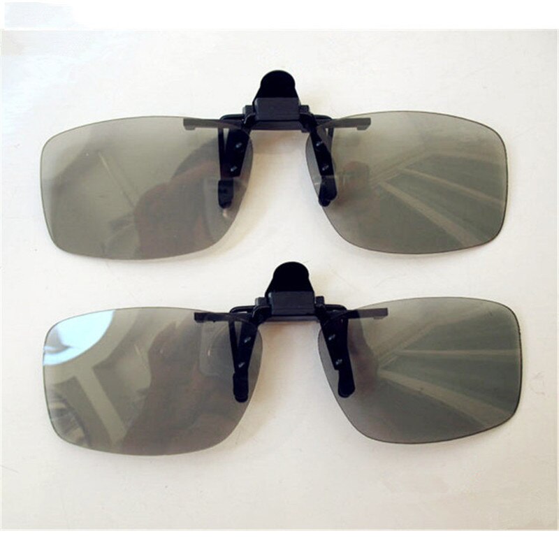 Bijziendheid Clip 3D Bril Maken Ogen Zien 3D Effect Movie Passieve TV met Glazen Doos