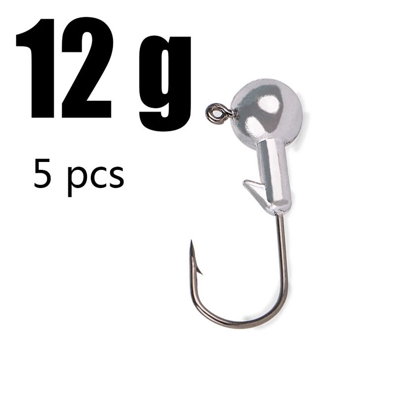 1g 2g 3g 4g 5g 10g 20g 22g 25g 28g crank Jig head hook fishing hook lead head Jig lure hard bait soft worm jig hook for fishing: 12g