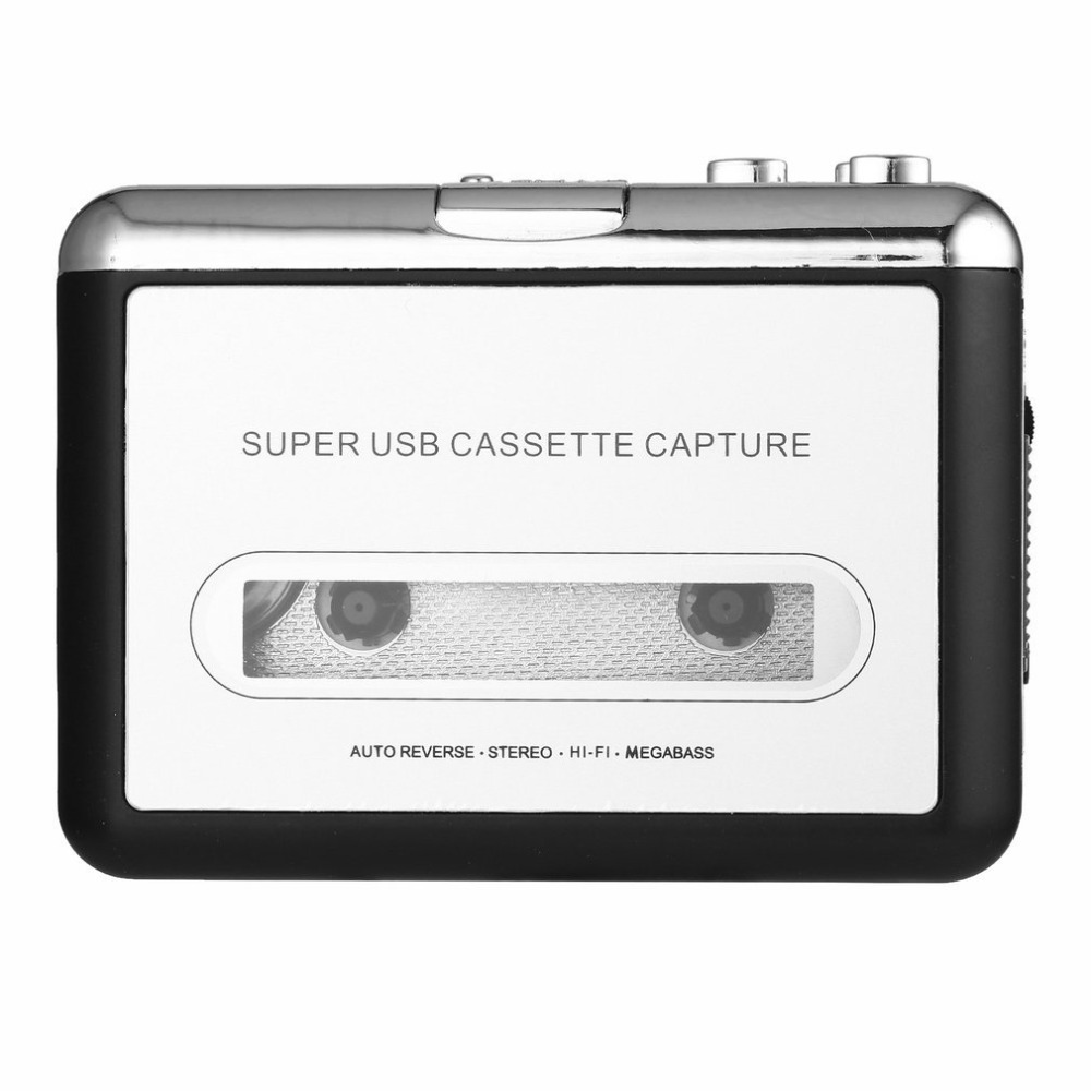 USB cassette capture Player,Tape to PC, Super Portable USB Cassette-to-MP3 Converter Capture