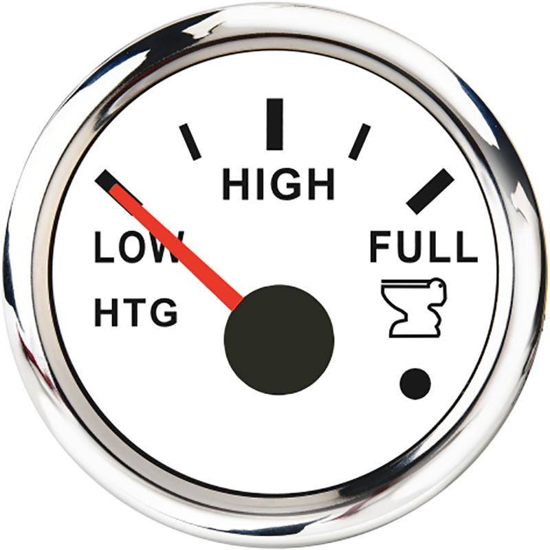 52mm gauge htg kloakknivåmåler lav høy full vanntett båt kloakknivåmåler marine holding tank nivåmåler 0-190 ohm: Cx6017