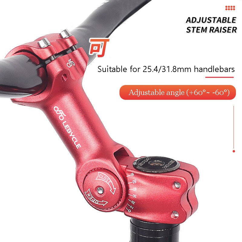 Mountain Bike Handlebar Raiser Bicycle Handlebar Riser 25.4 Adjustable Faucet Lift 31.8 Modified Heightened Bicycle Accessories