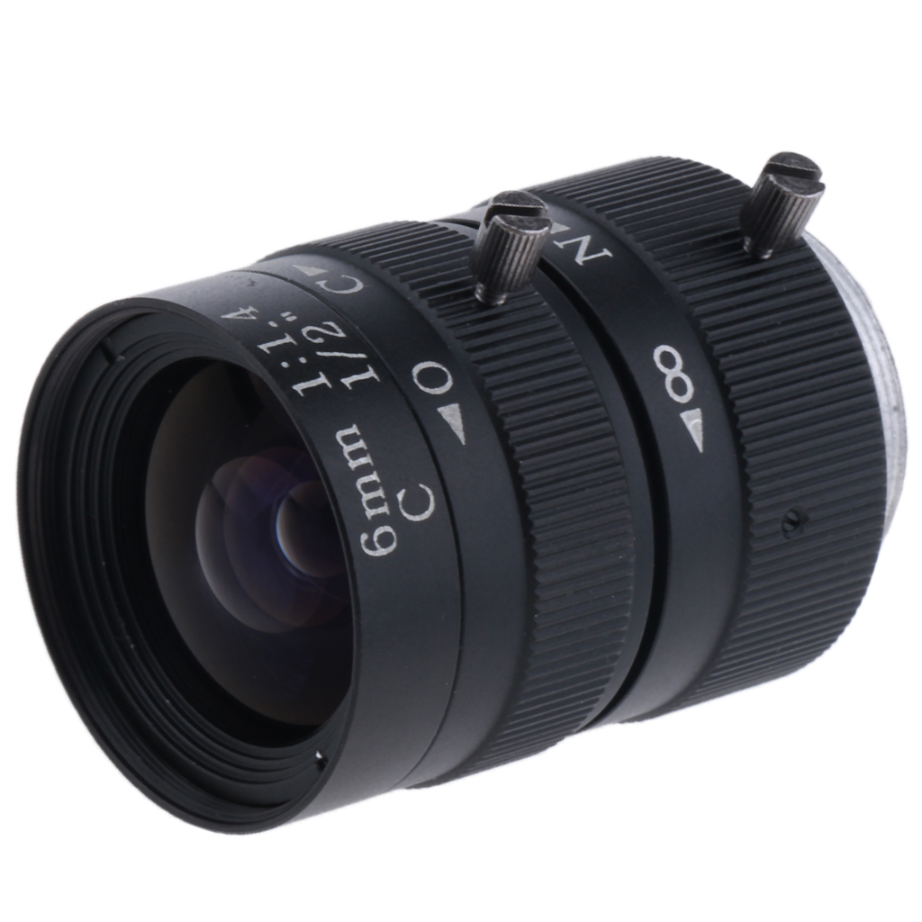 6Mm F1.4 1/2 &#39;&#39;Cs Montage Varifocale Handmatige Iris Lens Voor Cctv Ccd Industriële Camera