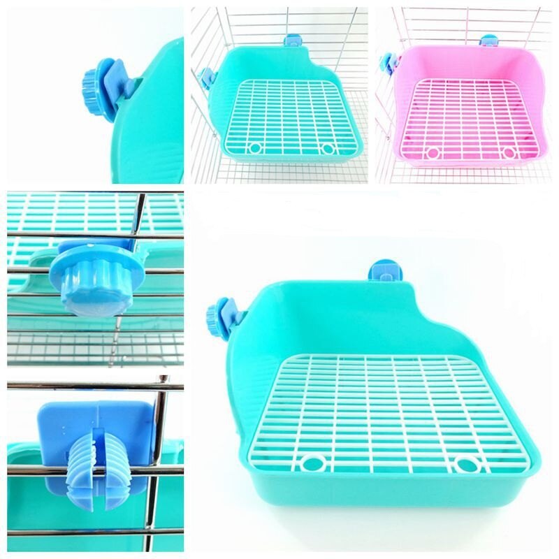 Hamster kjæledyr katt kanin hjørne toalett søppelbrett rent innendørs dyresøppel treningsbrett for chinchilla hollandsk gris katt potte urinal