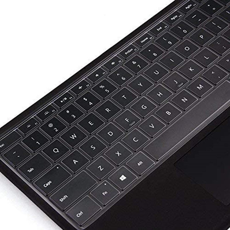 Teclado do portátil capa de silicone perfeitamente apto para microsoft surface pro 4 5 6 7 2017 2018 2019 ultra macio-toque tpu protetor