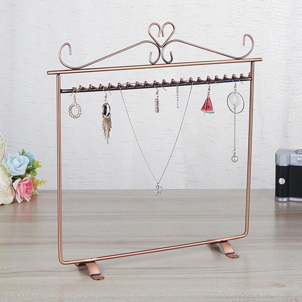 Vintage Sieraden Hanger Ketting Oorbel Duurzaam Metalen Rek Display Stand Houder Lichtgewicht Opslag Organisatie