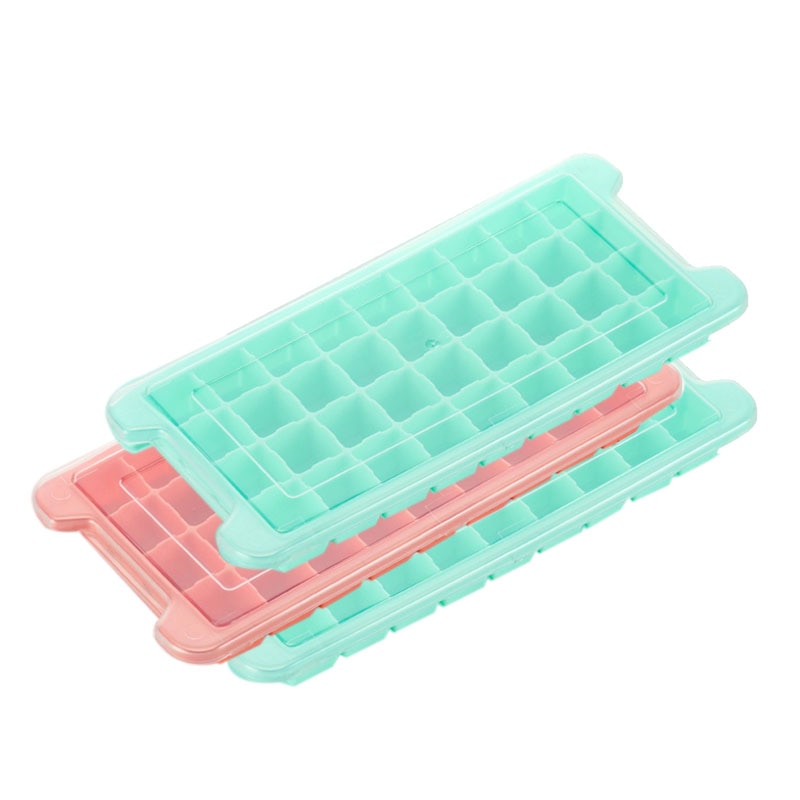 Ice Cube Trays 3 Pack, 126-Cavity Silicone Ice Cube Tray with Lids, Easy Release for Cocktail, Whiskey, Chocolate