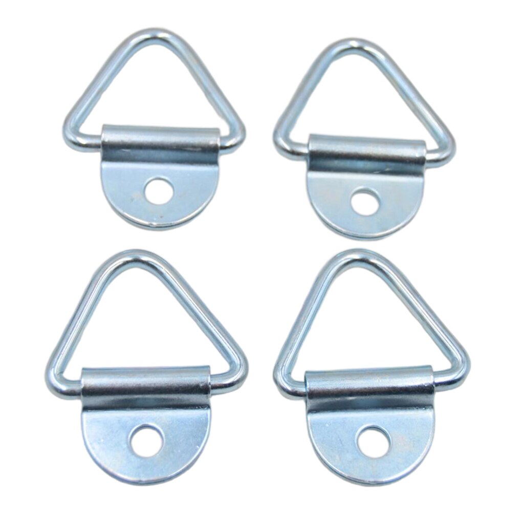 4 Stuks Cargo Tie-Down Ankers Staal V- Bolt Op Trailer Touw Bout Op Belasting