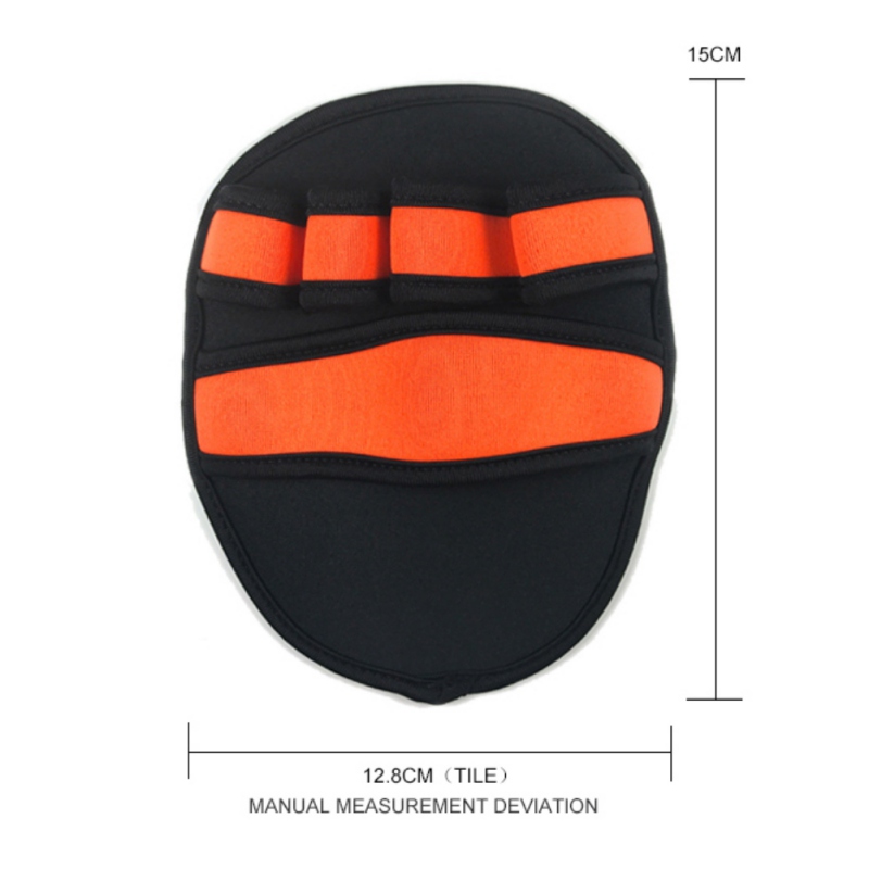 Unisex Grip Pads Workout Handschoenen Gym Fitness Gewichtheffen Bescherming Palm Powerlifting Anti-Slip Pols Wraps Pull-Ups Grips
